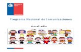 Programa Nacional de Inmunizaciones Actualizaci³n PNI - Paola...  vacunas, muchas de estas enfermedades