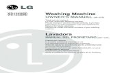 Lavadora - lg.com .Lavadora MANUAL DEL PROPIETARIO (28P~53P) Gracias por comprar la lavadora totalmente