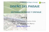 Cátedra de Riego y Drenaje DISEÑO DEL PAISAJE .Problemas de drenaje y salinidad: 30% (0.5 millones