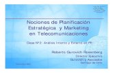 Nociones de Planificaci³n Estrat©gica y Marketing en P  Estrat©gica y Marketing en Telecomunicaciones