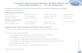 Comit© Rinoconjuntivitis SEAIC 2014-18 Acta de sesi³n 1 Comit© Rinoconjuntivitis SEAIC 2014-18 Acta