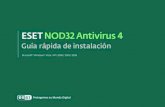 Guía rápida de instalación - eset-la.· principal de ESET NOD32 Antivirus y elija Exploración