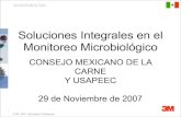 Soluciones Integrales en el Monitoreo Microbiol³ .definidos por USDA en pruebas para la reducci³n