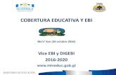 COBERTURA EDUCATIVA Y EBI - Cobertura EBI...  Del 82 al 88 % en primaria ... Chiquimula 367,998 151.40
