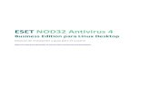 ESET NOD32 .ESET NOD32 Antivirus 4 B u s i n e s s E d i t i o n para Linux Desktop Manual de instalación