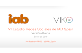 VI Estudio Redes Sociales de IAB Spain