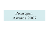 Awards Picarquin 2007