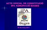 Presentaci³ IPA Bages