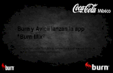 Nueva Aplicación  burn + Avicii