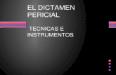 Instrumentos y Tecnicas