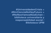 #invesmasbiblio13 : seminario Madro±o encuentro investigadores + bibliotecarios