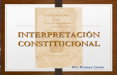 Interpretacion constitucional