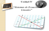 Sistemas de ecuaciones lineales.