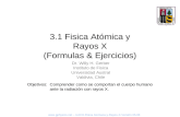 3.1 Fisica At³mica y Rayos X (Formulas & Ejercicios)