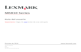 Lexmark MS810 - Guía de Usuario