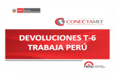 Devoluciones Trabaja Peru T-6