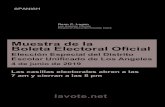 Muestra de la Boleta Electoral Oficial - Cargos en la boleta electoral. La presente elecciأ³n se celebra