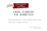 casos pie diabetico - pie diabأ©tico-Cruces/casos pie   â€¢ Ulcera de 2 cm en la planta