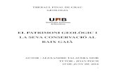 TREBALL FINAL DE GRAU GEOLOGIA - UAB Barcelona -Geologia: la din£ mica marina i e£²lica als Muntanyans,