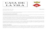CASA DE LA VILA - @download/file/Full 98.pdf Full informatiu n£›m. 98 Mar£§ 2018 Benvolguts ve£¯ns i
