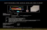 KIT BOMBA DE AGUA SOLAR: SIG- 2015-08-26آ  Bomba de agua solar 5.5HP Los kits se pueden instalar como