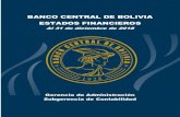 BANCO CENTRAL DE BOLIVIA ESTADOS ... Reglamento Espec£­fico, emite los siguientes estados financieros