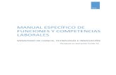 MANUAL ESPECأچFICO DE FUNCIONES Y COMPETENCIAS y actualiza los derechos de los ciudadanos y los deberes