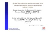 Determinaciأ³n de Carbono Oxidable Norma IRAM-SAGPyA ... Norma IRAM-SAGPyA 29571-2 y 29571-3 Determinaciأ³n