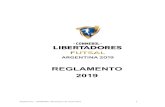 REGLAMENTO 2019 - 2019-06-06¢  Reglamento ¢â‚¬â€œ CONMEBOL Libertadores de Futsal 2019 8 . CAP£†TULO I ¢â‚¬â€œ