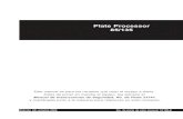 Plate Processor 85/135 - Glunz & ... Plate Processor 85/135 Este manual es para los usuarios que usan