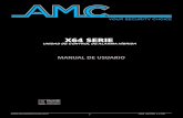 X64 SERIE - Amc Elettronica 2020-04-08¢  2 X64 GPRS v.1.00 NOTAS IMPORTANTES ¢â‚¬¢ El siguiente manual