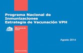 Programa Nacional de Inmunizaciones Estrategia de ... Calendario de Vacunaciأ³n 2015 Edad Vacuna Protege