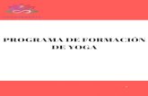 DE YOGA PROGRAMA DE FORMACIأ“ 2018-07-12آ  Sobre Nuestros cursos de yoga: El Profesorado e Instructorado