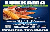 Lurrama â€“ azaroaren 10, 11, 12 an LURRAMA laborantza herrikoiaren 12 garren edizioa 2017-ko azaroaren