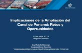 Implicaciones de la Ampliaci£³n del Canal de Panam£Œ: Retos ...aapa.files.cms-plus.com/SeminarPresentations/2013Seminars...¢ 