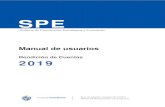 SPE Manual para RC 2019 con formato y pantallas actualizadas 2020-04-15آ  Manual de usuarios para el