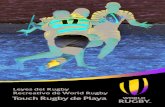 Leyes del Rugby Recreativo de World Rugby Touch Rugby de Playa el Rugby sin contacto. Estas Leyes han