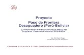 PtProyecto Paso de Frontera Desaguadero (Perأ؛-Bolivia) 2010-10-05آ  HITOS â€¢ El BID, 2002, encarga