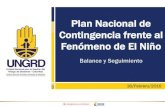 Plan Nacional de Contingencia frente al Fenأ³meno ... Plan Nacional de Contingencia frente al Fenأ³meno