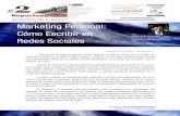Marketing Personal en Redes Sociales