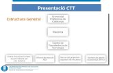 Presentaci³ CTT UPC Unitats Serveis