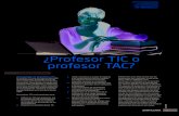 Profesor TIC o profesor TAC?