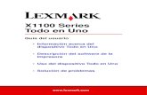 Lexmark x1100 series user's guide
