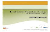 Estudio de Las Necesidades Sociales en Puerto Rico 2007 Volumen II