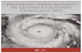 Programa Veracruzano 2015. 7. 18.¢  Programa Veracruzano de Lluvias y Ciclones Tropicales 2015 9 II