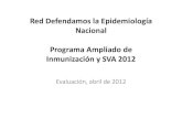 Inmunizaciones eval hasta 2011