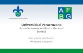 Universidad Veracruzana rea de formaci³n Bsica General (AFBG) Computaci³n Bsica Windows e Internet