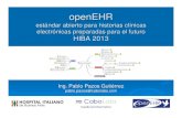 Taller de Modelado Cl­nico con openEHR - HIBA 2013