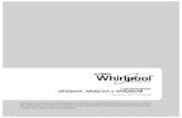 Lavarropas WNQ66A WNQ76A y WNQ86AB -   correctamente las instrucciones de este manual ... - Manual del usuario - Gua rpida de uso - Garanta Whirlpool - Red de Servicio Whirlpool