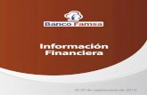 INDICE - Banco Famsa 3T 13 4T 13 1T 14 2T 14 3T 14 3T 13 4T 13 1T 14 2T 14 3T 14 Resultado Neto $52